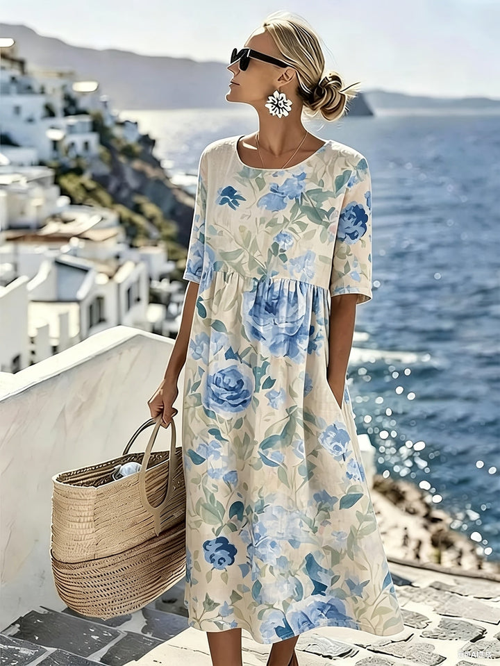 Emma - Elegantes Blumenkleid
