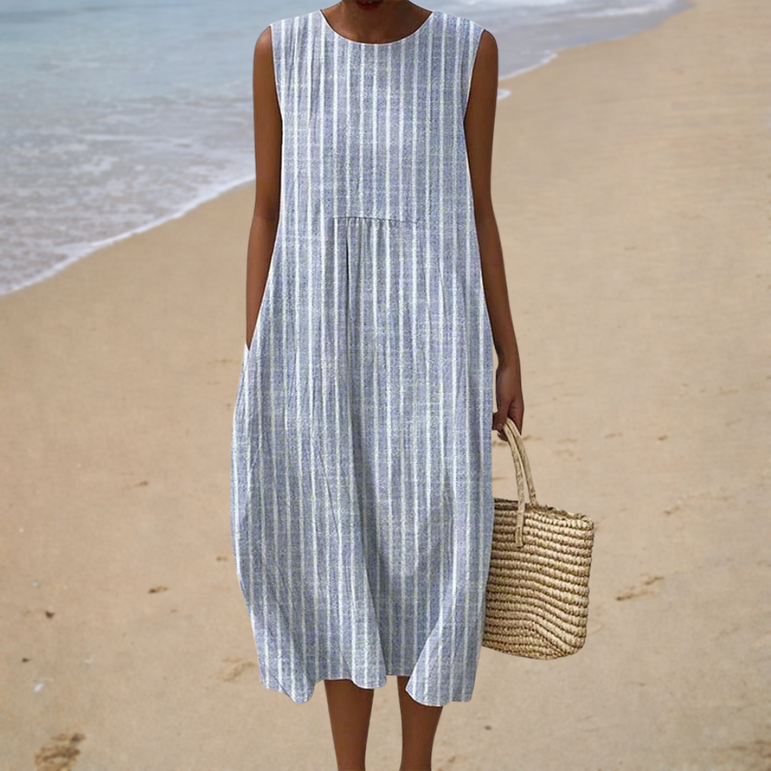 Bequeme Ärmellose Sommerkleid