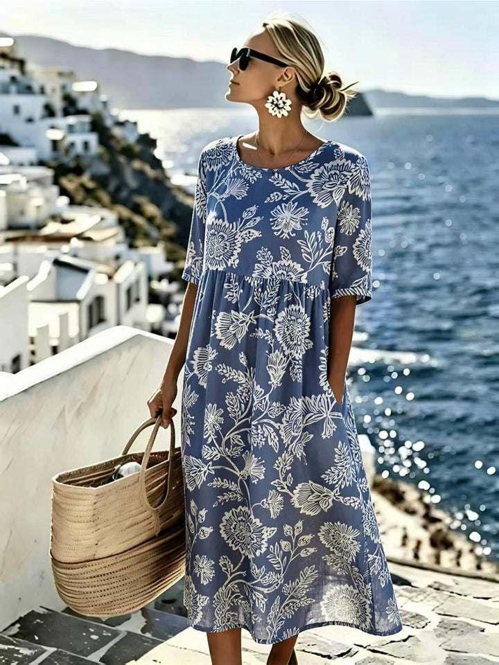 Emma - Elegantes Blumenkleid