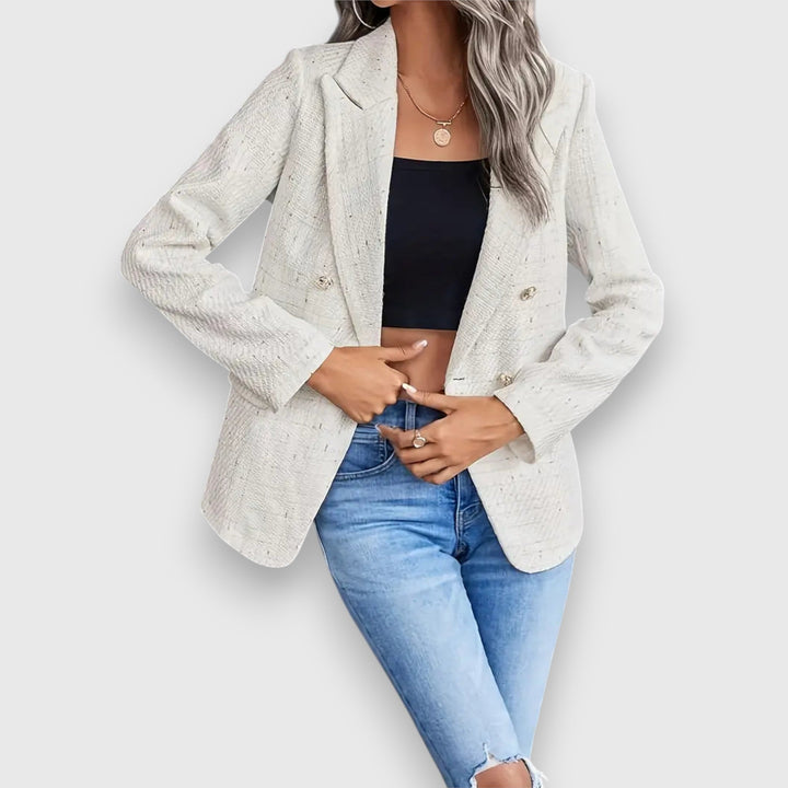 Holly - Auffälliger Strukturierter Blazer
