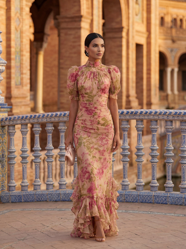 Rosario - Aquarell-Blumenkleid