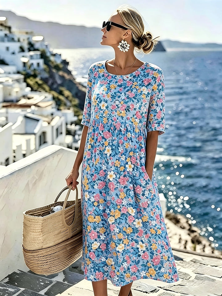 Kamilla - Geblümtes Sommerkleid