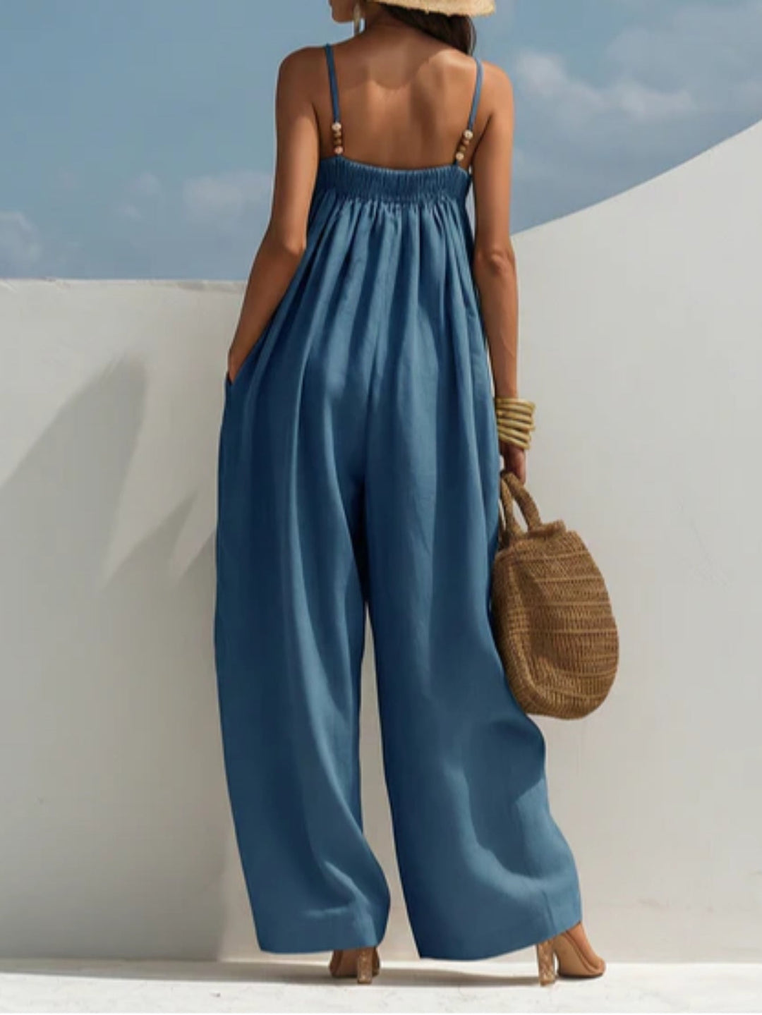 Monica | Overall mit weitem Bein