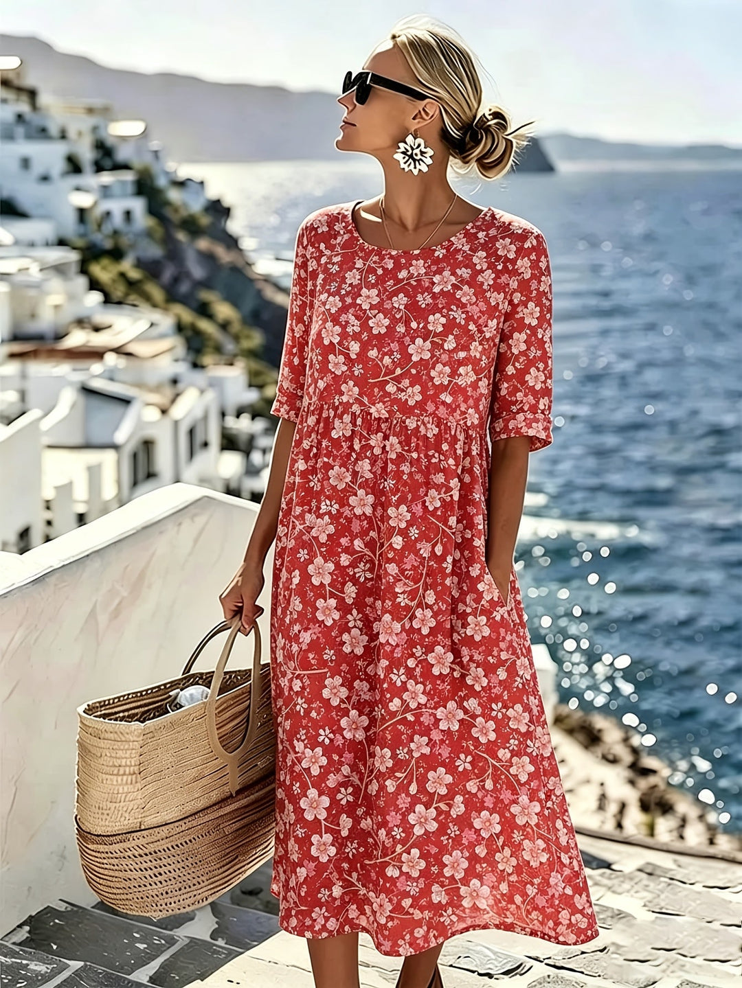 Charlotte - Blütenbrise-Kleid
