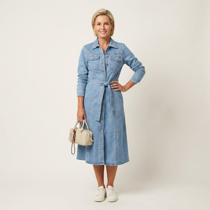 Maribell | Maxikleid mit langen Ärmeln