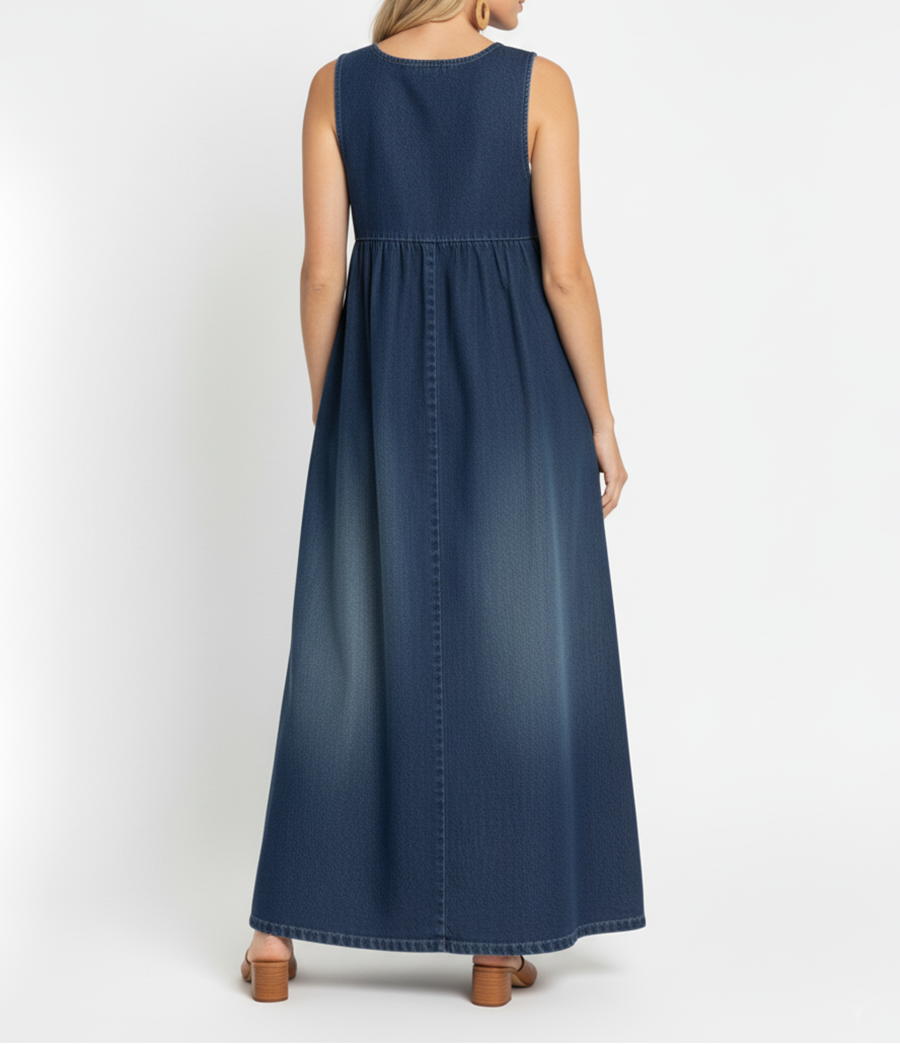 Karen | Langes Vintage-Kleid mit weichem Tragegefühl