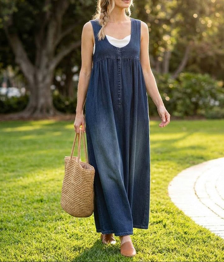 Karen | Langes Vintage-Kleid mit weichem Tragegefühl