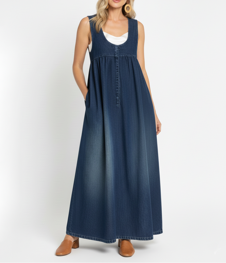 Karen | Langes Vintage-Kleid mit weichem Tragegefühl