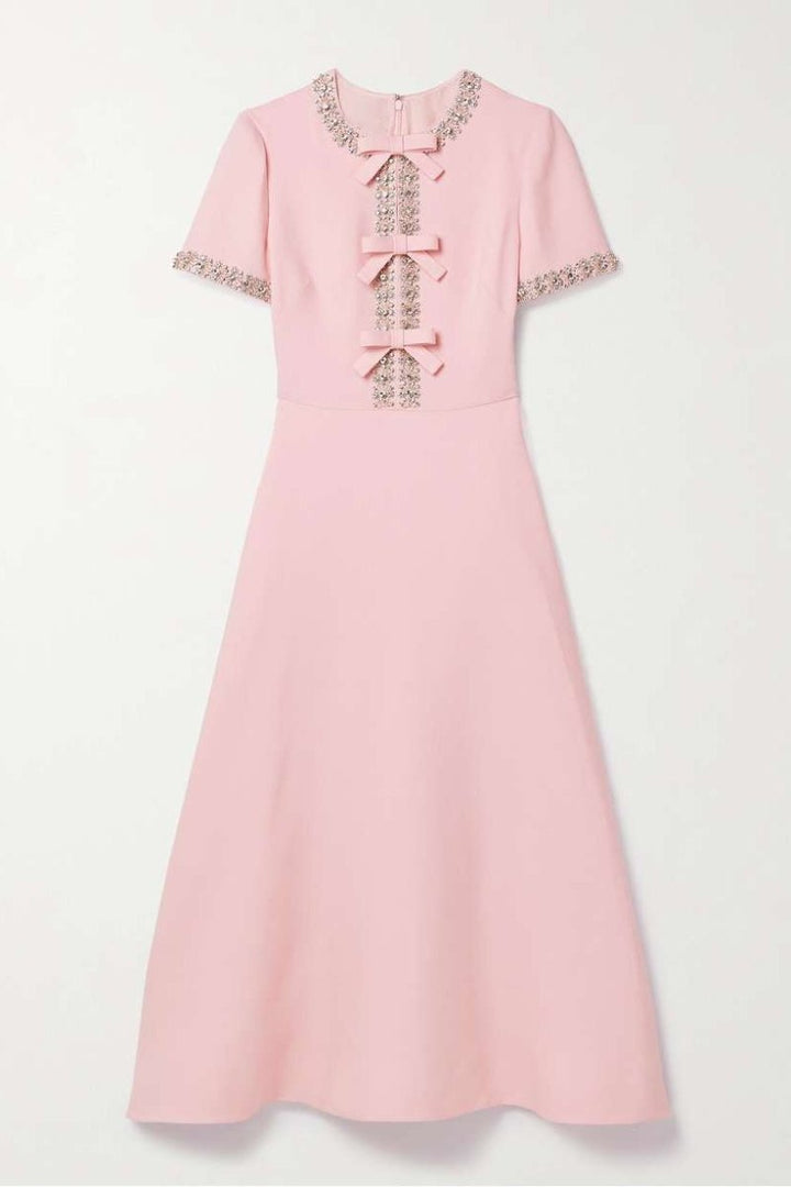 Zoe - Kleid mit Kristallbesatz